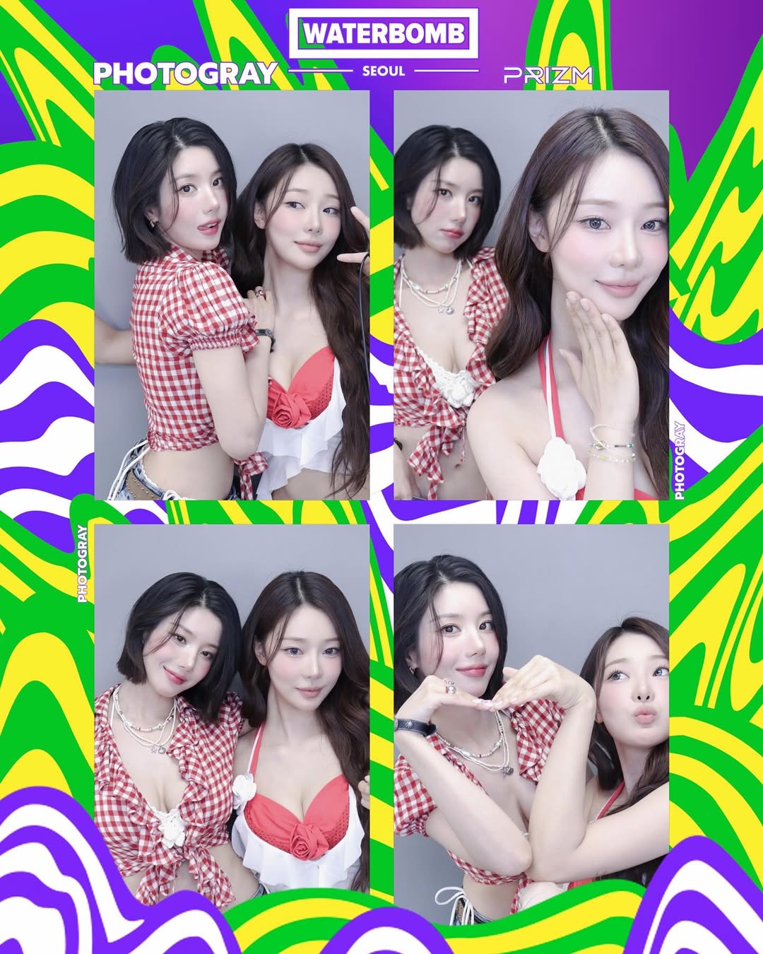 [워터밤 서울] 빨간 체크남방 풀고 풍슴 클라스 뽐내는 권은비37.jpg