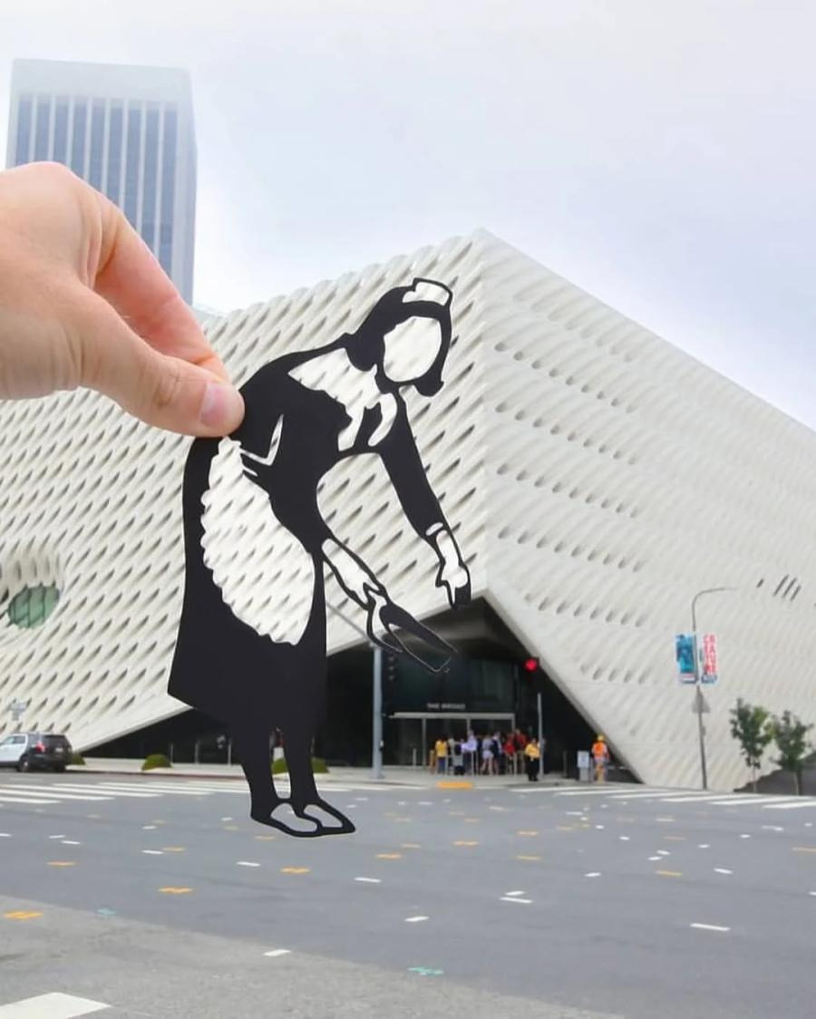 종이와 실제 사진의 혼합 예술11.jpg