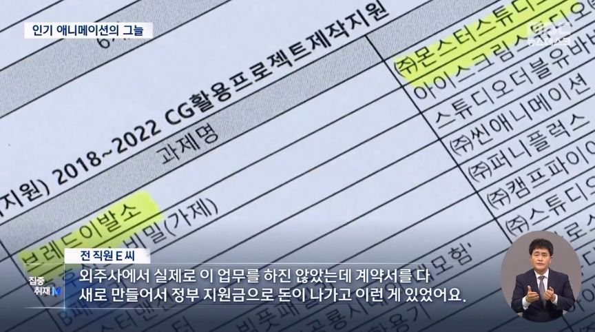 MBC)_20221028_205350.345.jpg 어제자 뉴스.아동 애니메이션 회사 직원들 내부_y.jpg