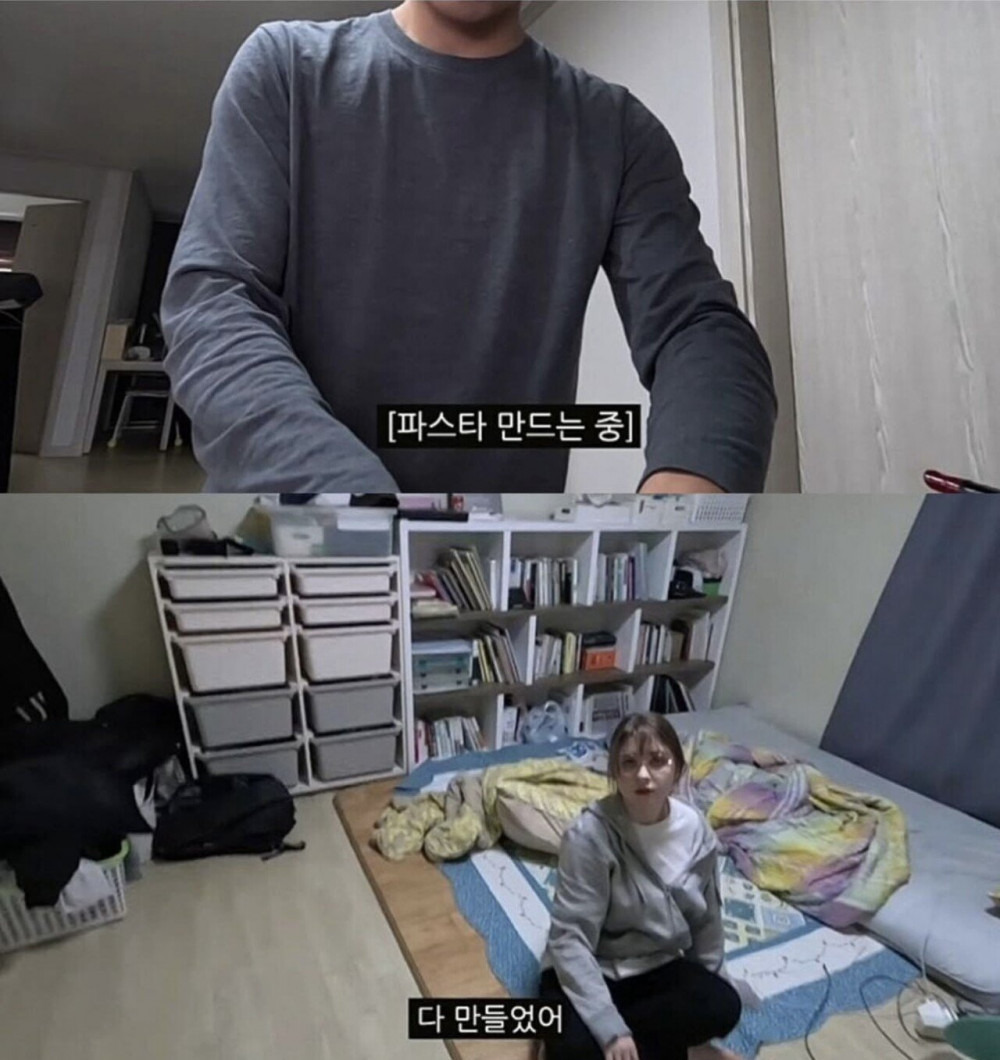 프랑스인 아내를 위해 파스타를 만드는 남편3.jpg